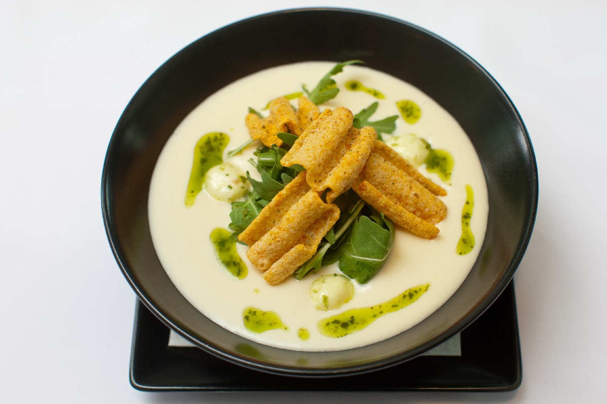 Ziedkāpostu krēmzupa