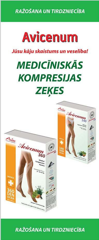 ITLA.LV Kompresijas zeķes un zeķubikses Avicenum