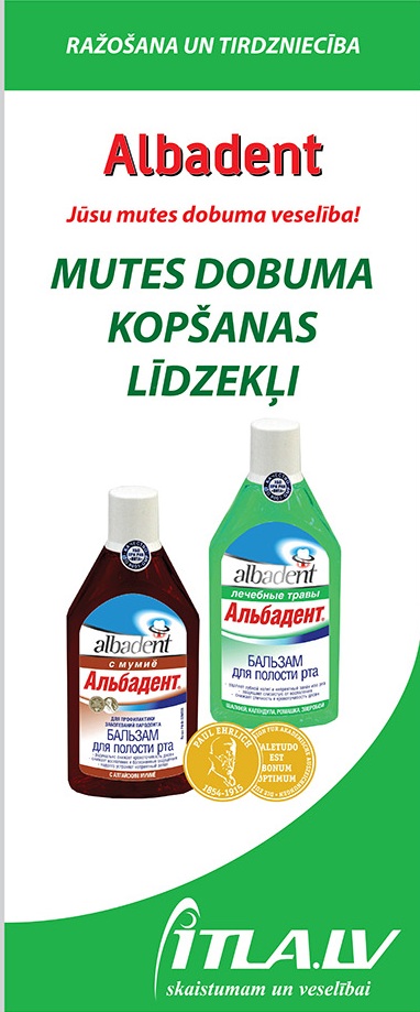 ITLA.LV Mutes dobuma kopšanas līdzekļi Albadent