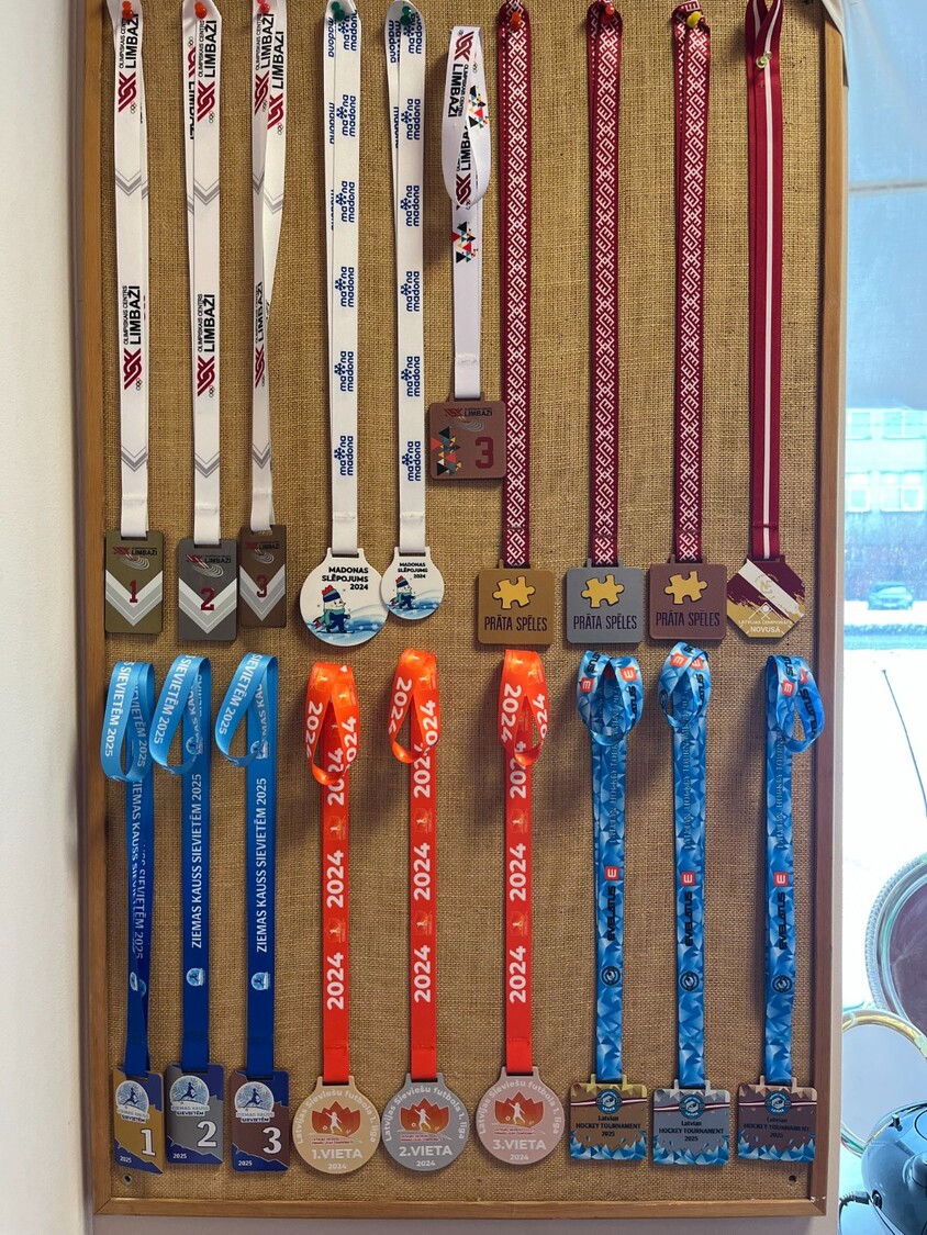 Medaļas laureātiem