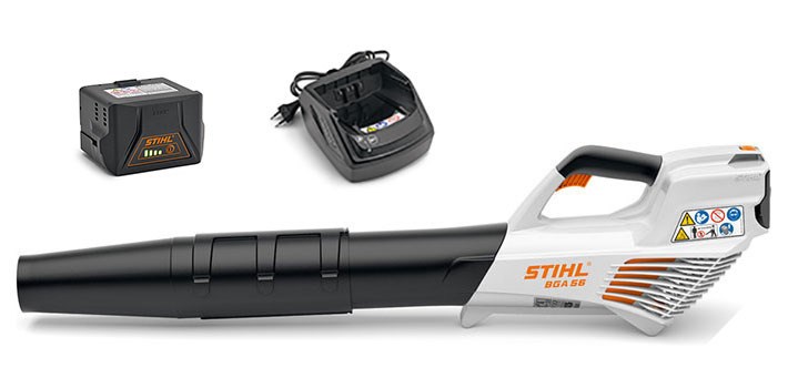 STIHL BGA 56 ar akumulatoru AK 20 un lādētāju AL 101
