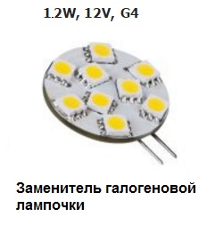 LED lampas