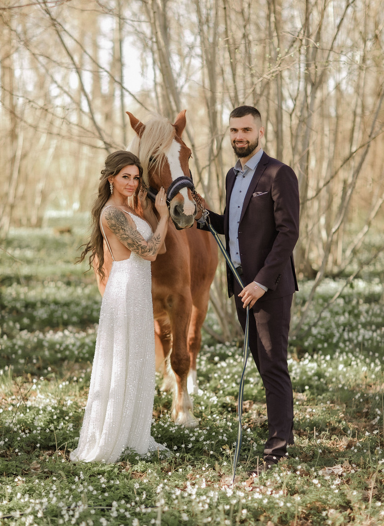 Fotosesija ar zirgiem