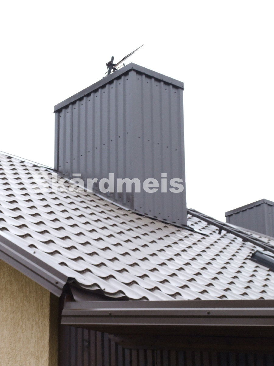 Skursteņu čaulu (apaļās, ovālās, kantainās) izgatavošana, montāža