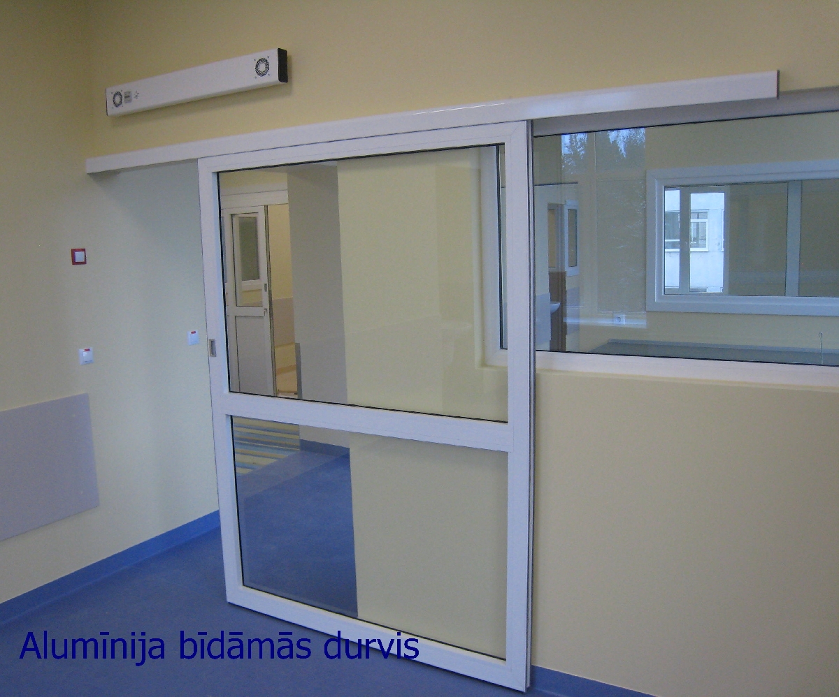 Alumīnija bīdāmās durvis