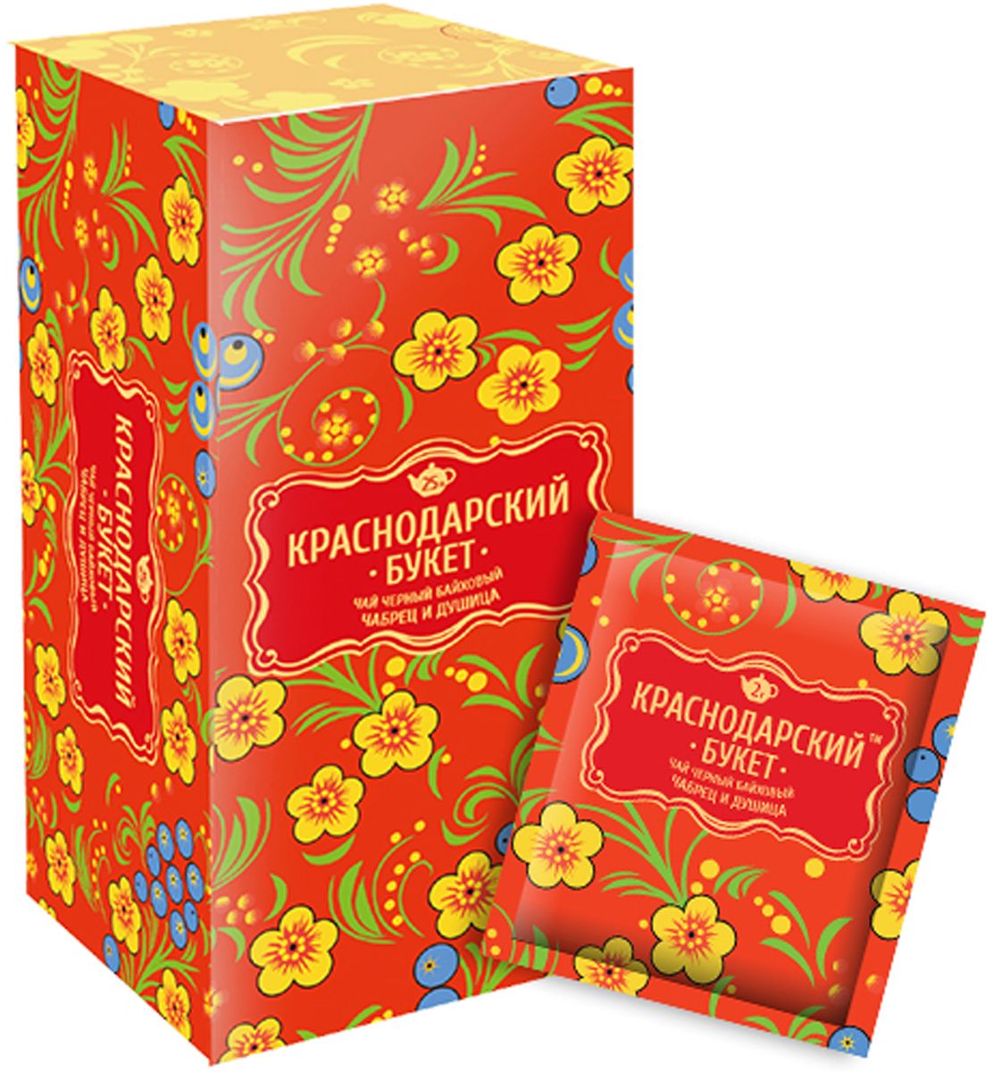 Krasnodarskij buket melna tēja, timians majorans