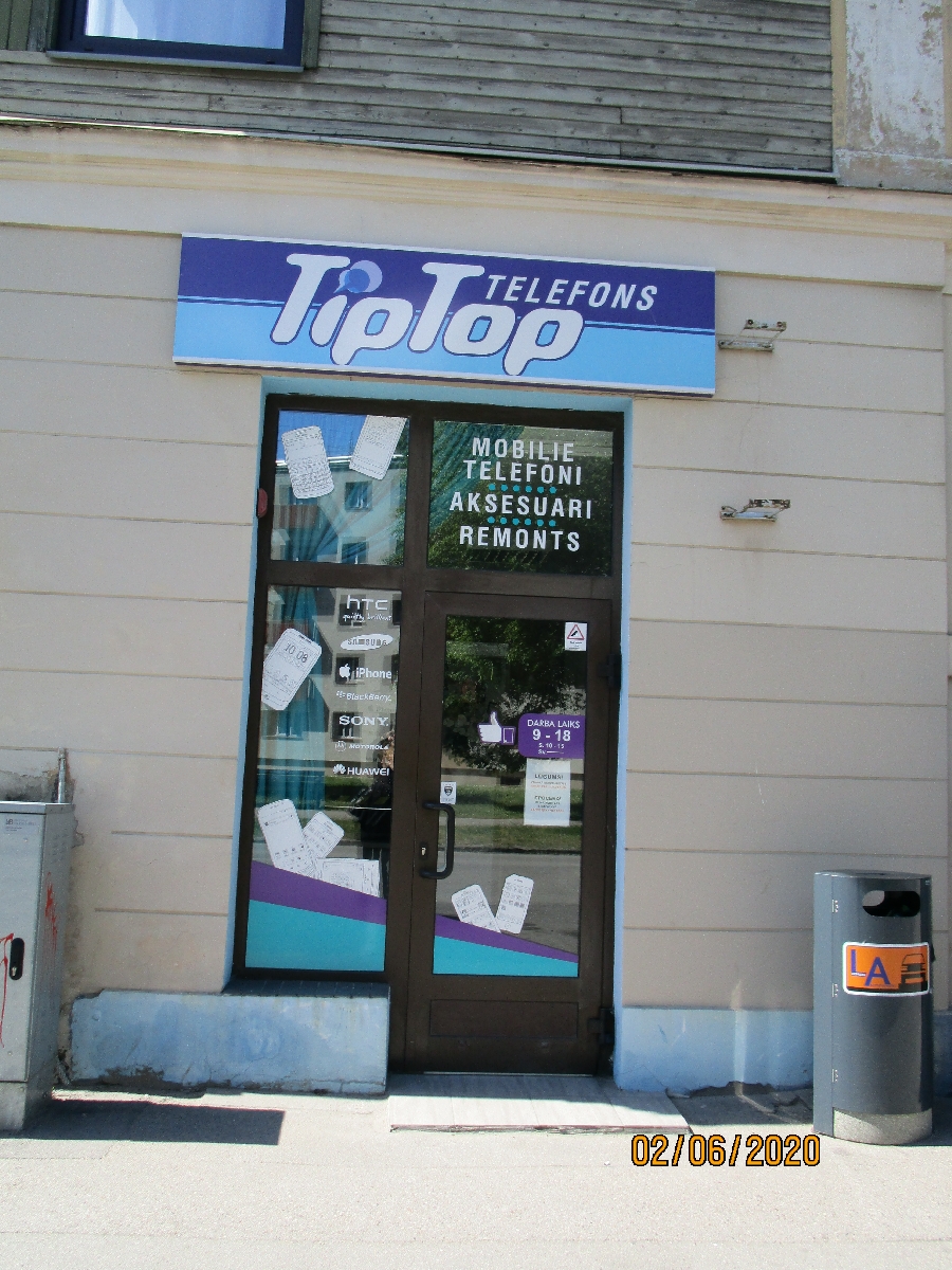 "Tip Top Telefons", veikals-darbnīca