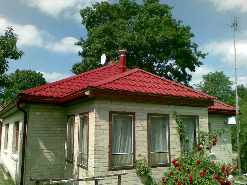 Metāla dakstiņa jumti