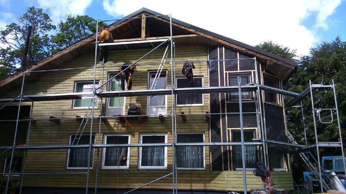 Fasādes renovācijas darbi