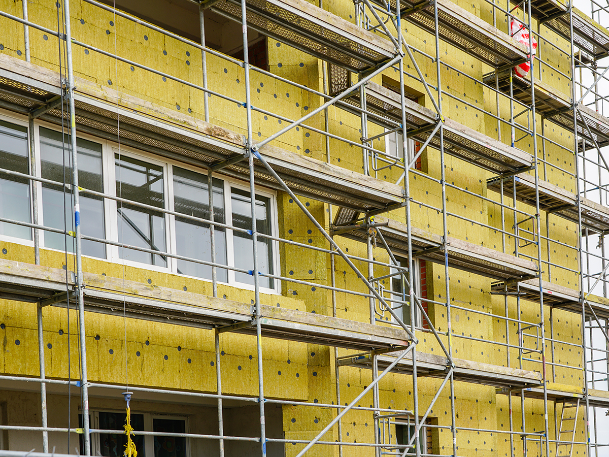 fasādes siltināšana