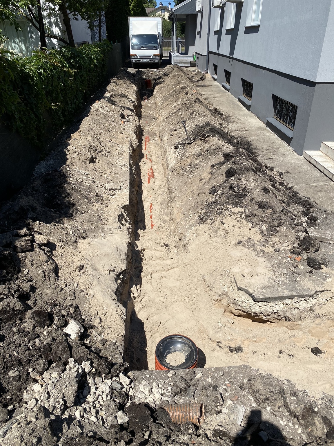 Dūņu izstrāde un sagatavošana.