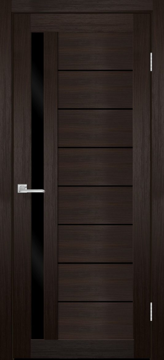 Durvis delta venge, black glass