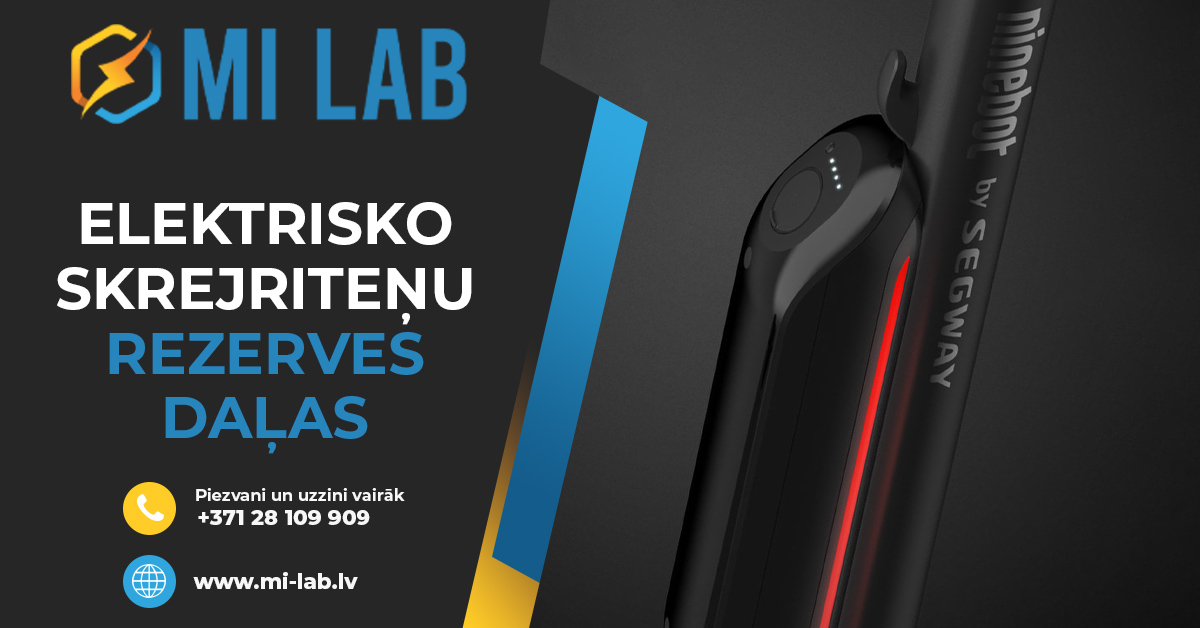 Elektroskūteru rezerves daļas