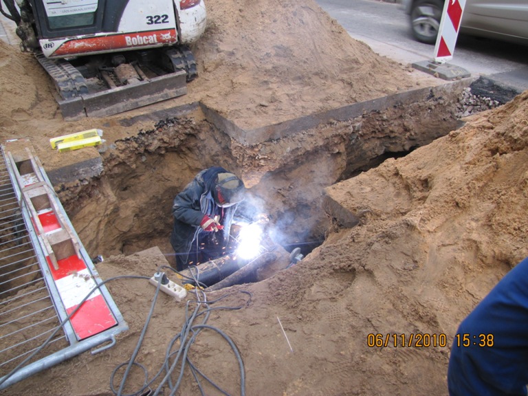 Gāzes vadu izbūve