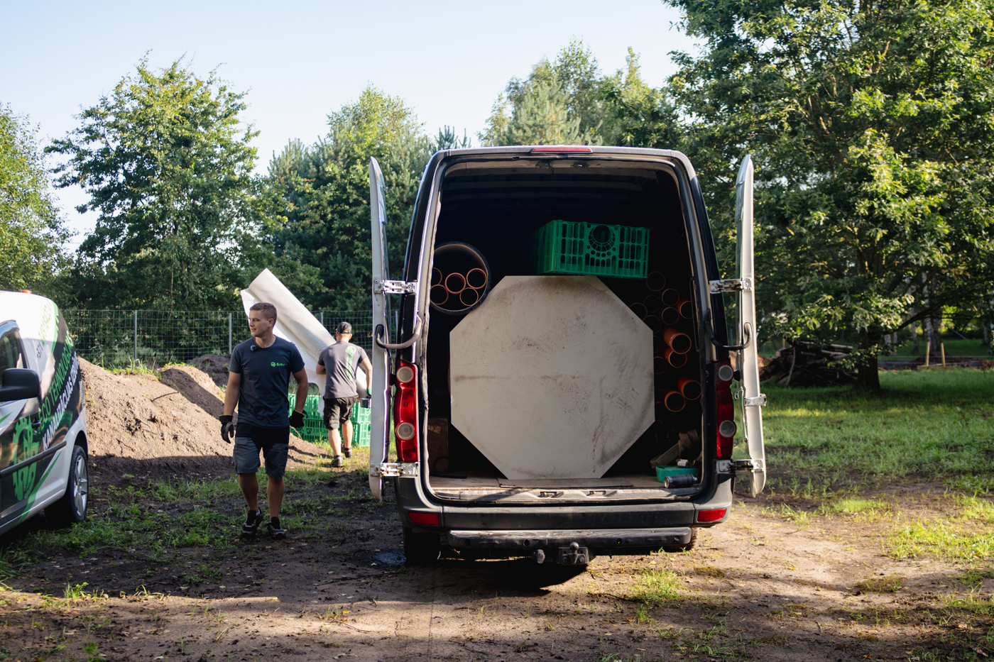 Bioloģiskās kanalizācijas tvertnes, septiķi, ūdens apgāde
