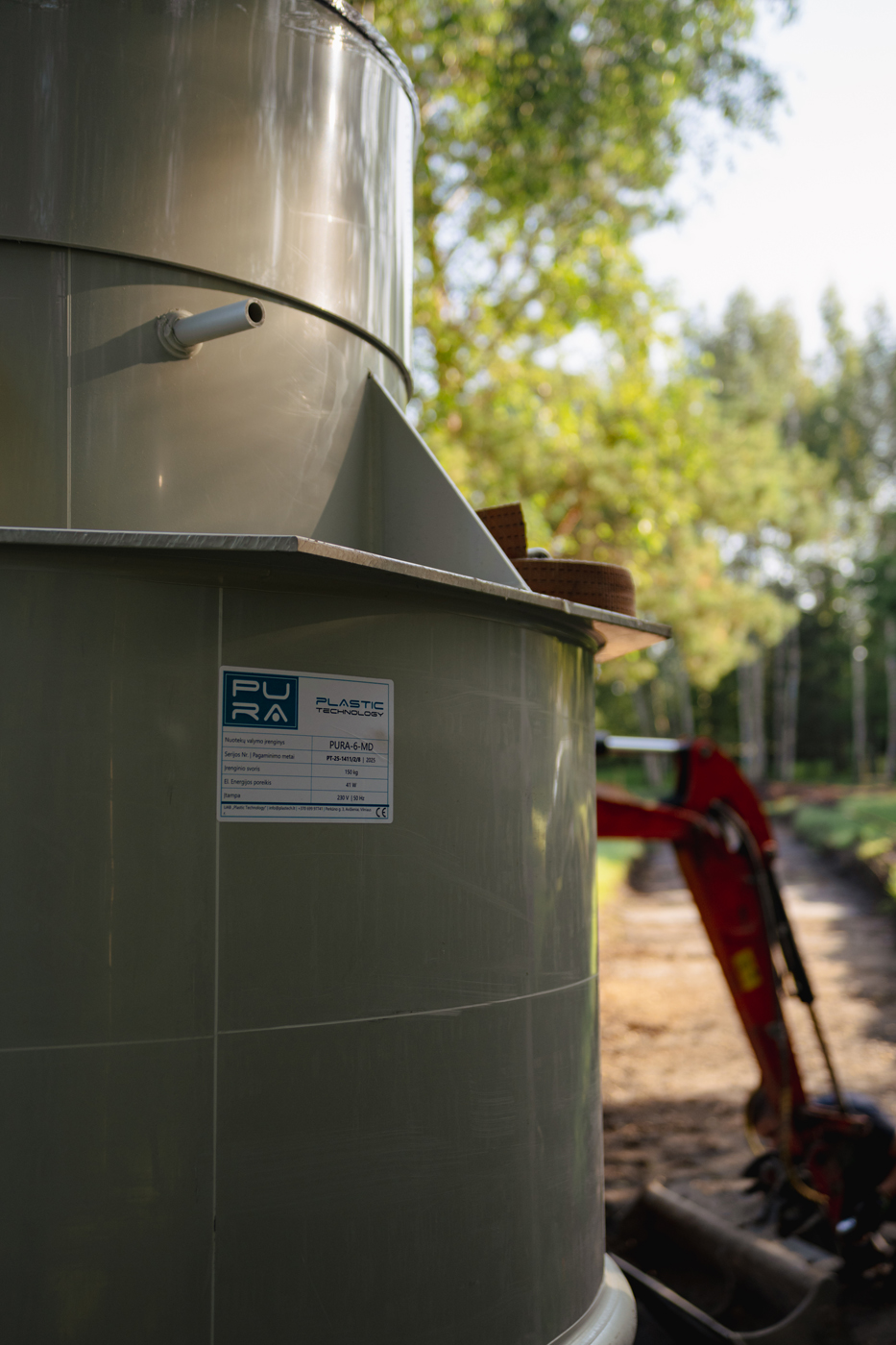 Bioloģiskās kanalizācijas tvertnes, septiķi, ūdens apgāde