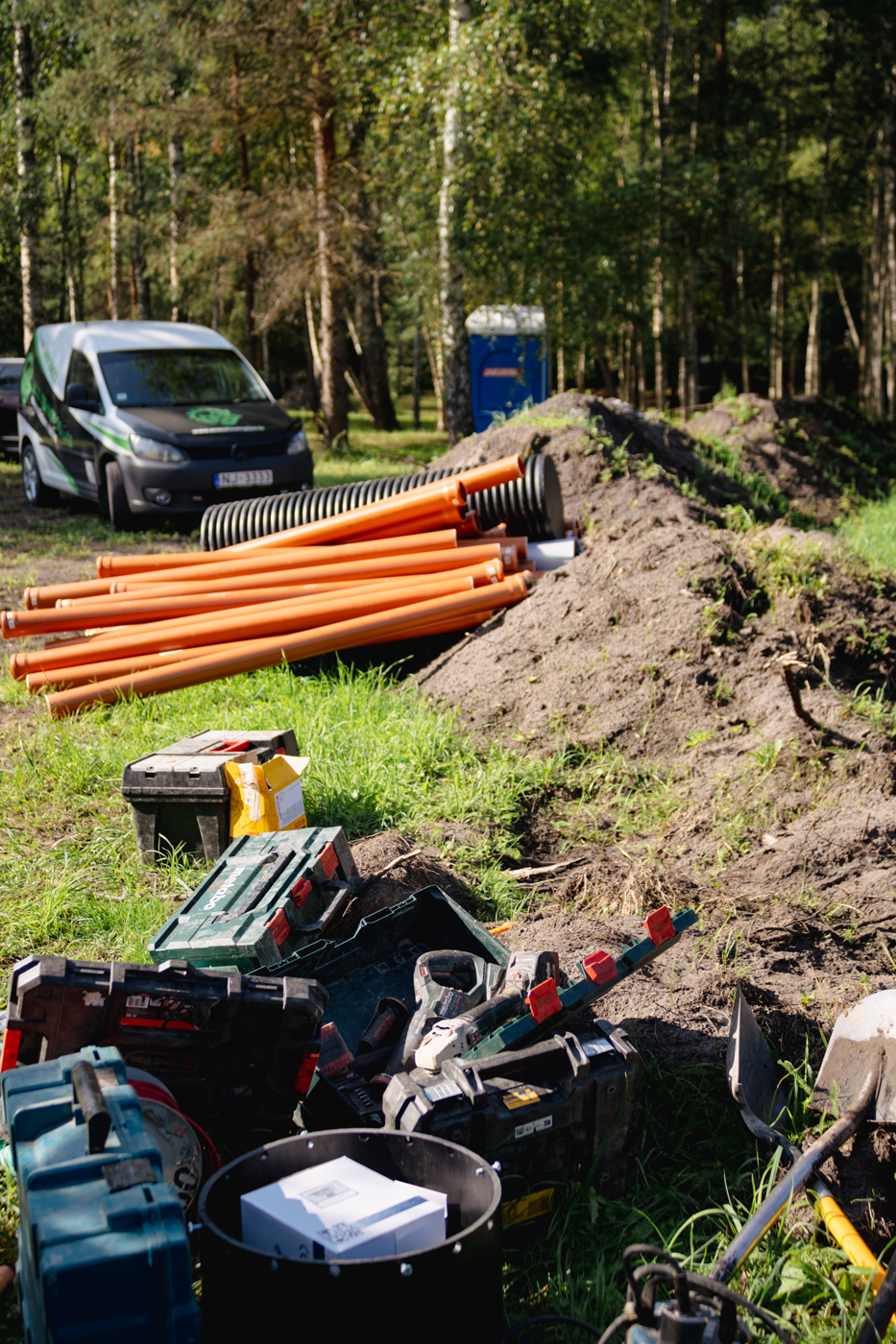 Bioloģiskās kanalizācijas tvertnes, septiķi, ūdens apgāde