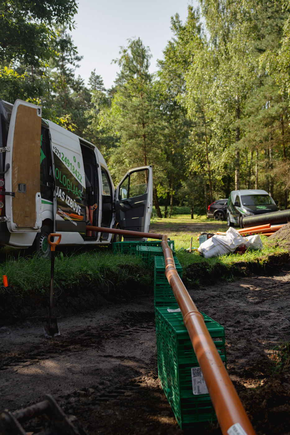 Bioloģiskās kanalizācijas tvertnes, septiķi, ūdens apgāde