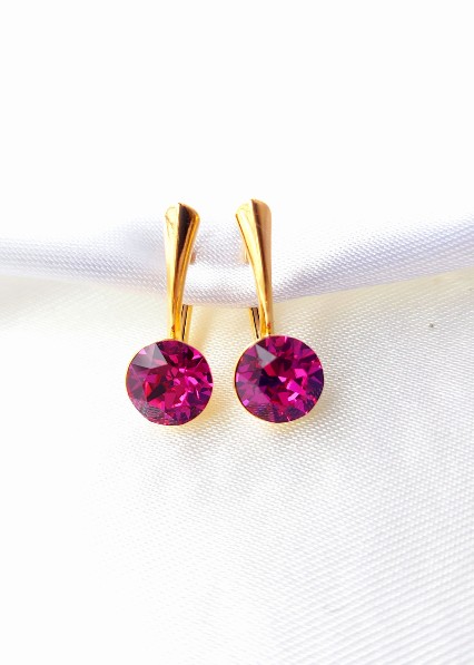 Apzeltīti sudraba auskari.