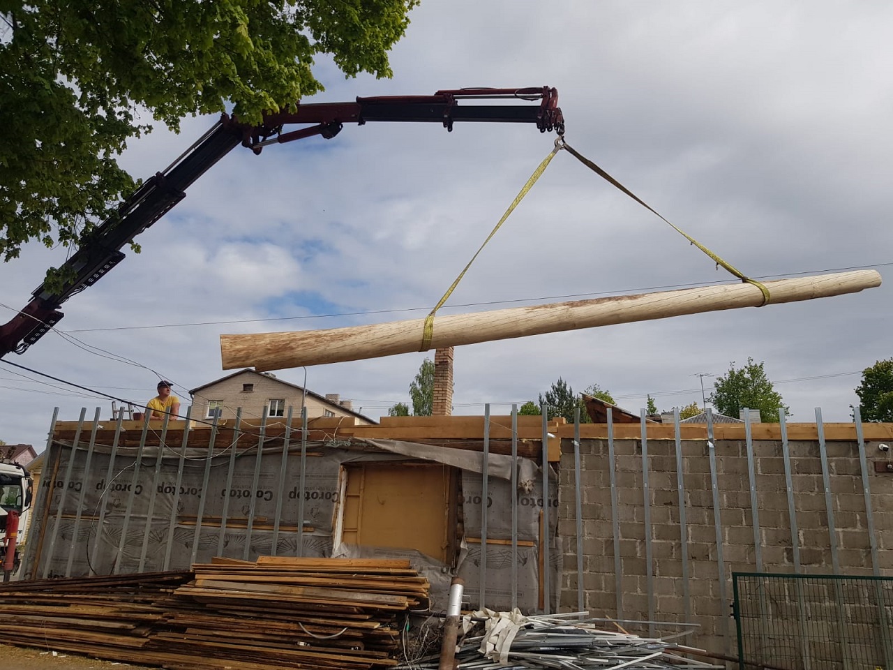 Manipulatora un auto krāna pakalpojumi