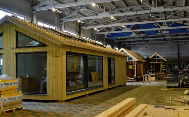 Moduļu māju celtniecība