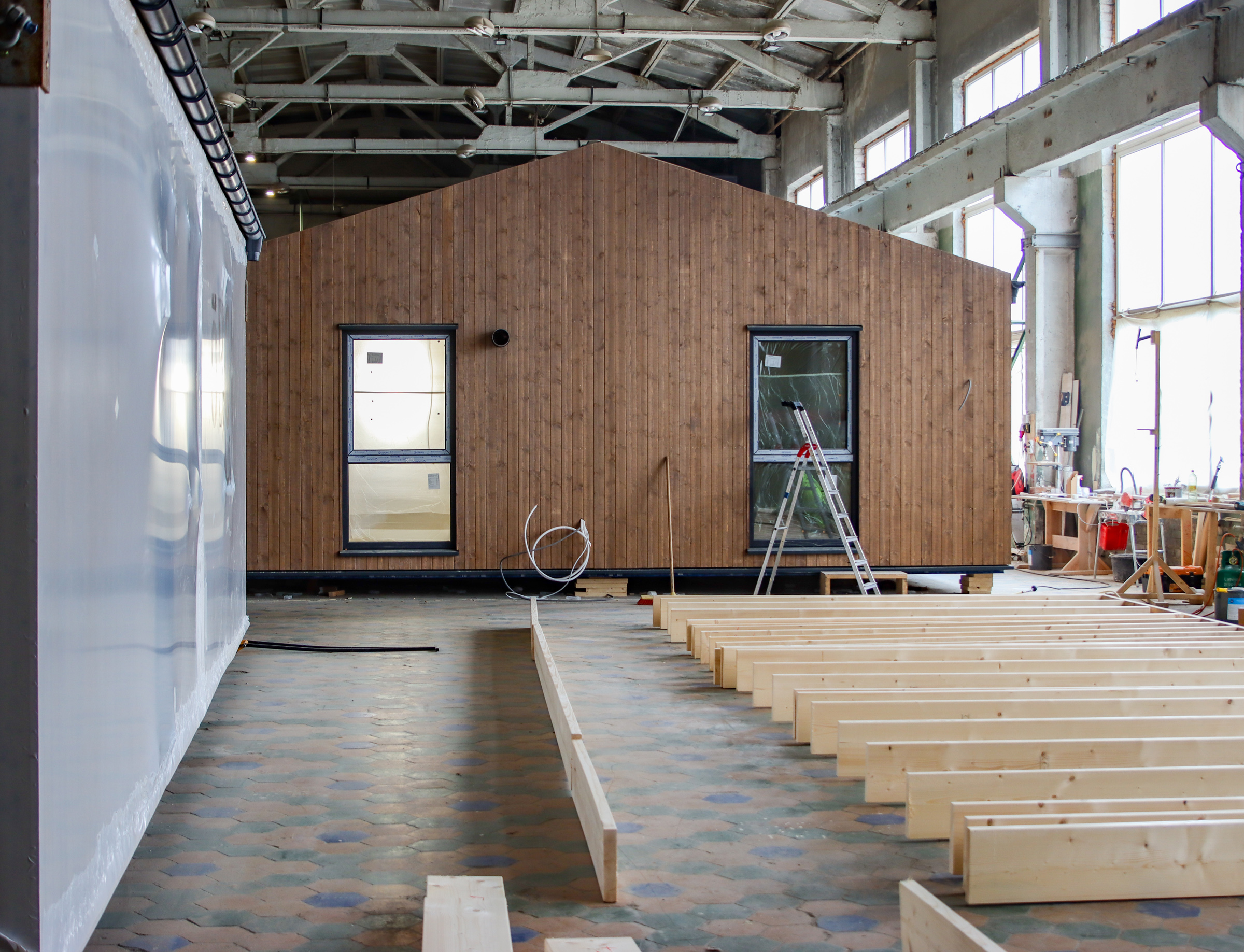 Moduļu māju būvniecība