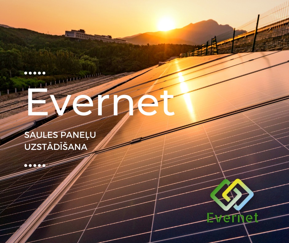 saules paneļu montāža