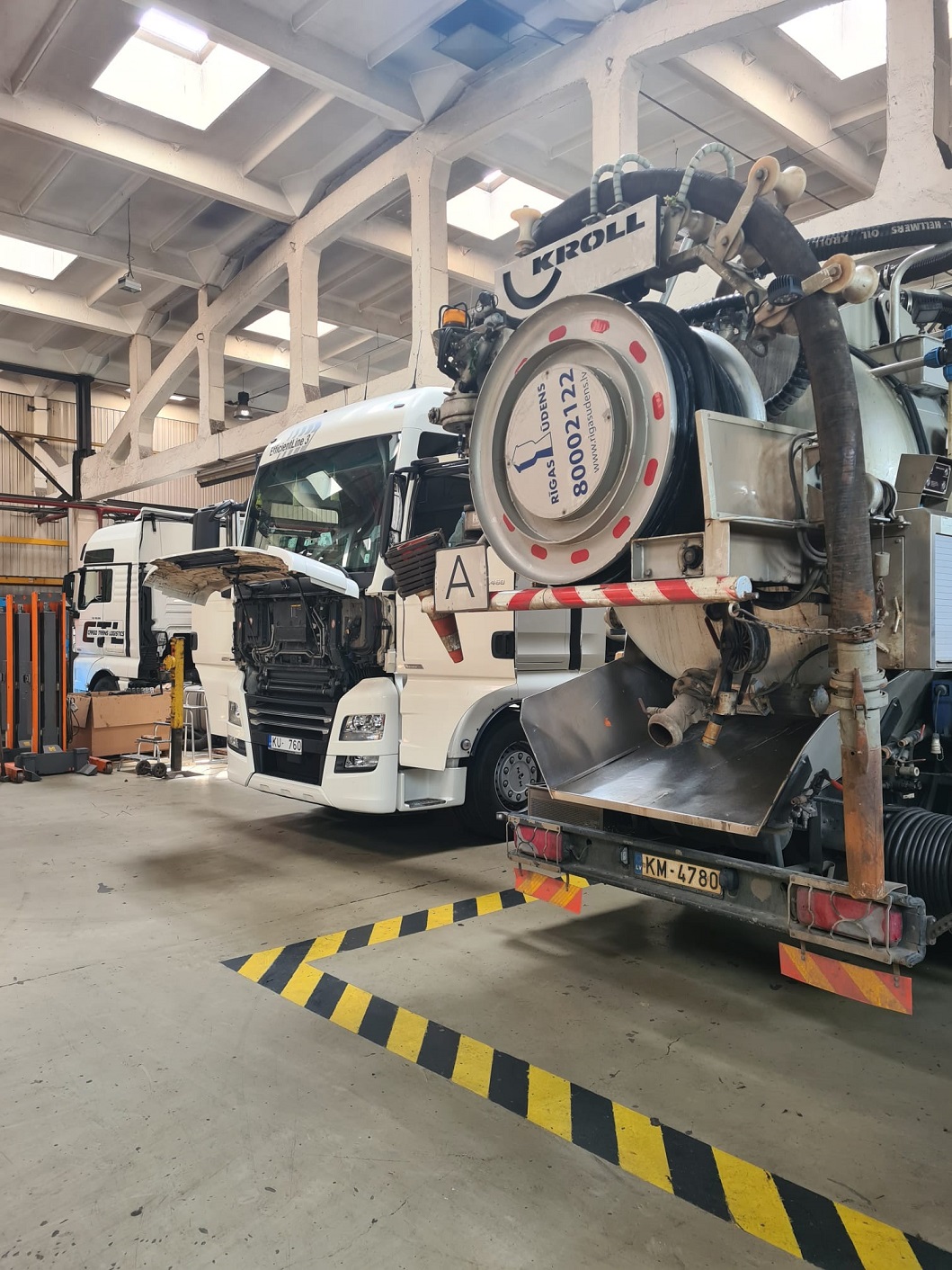 Kravas vilcēju remonts