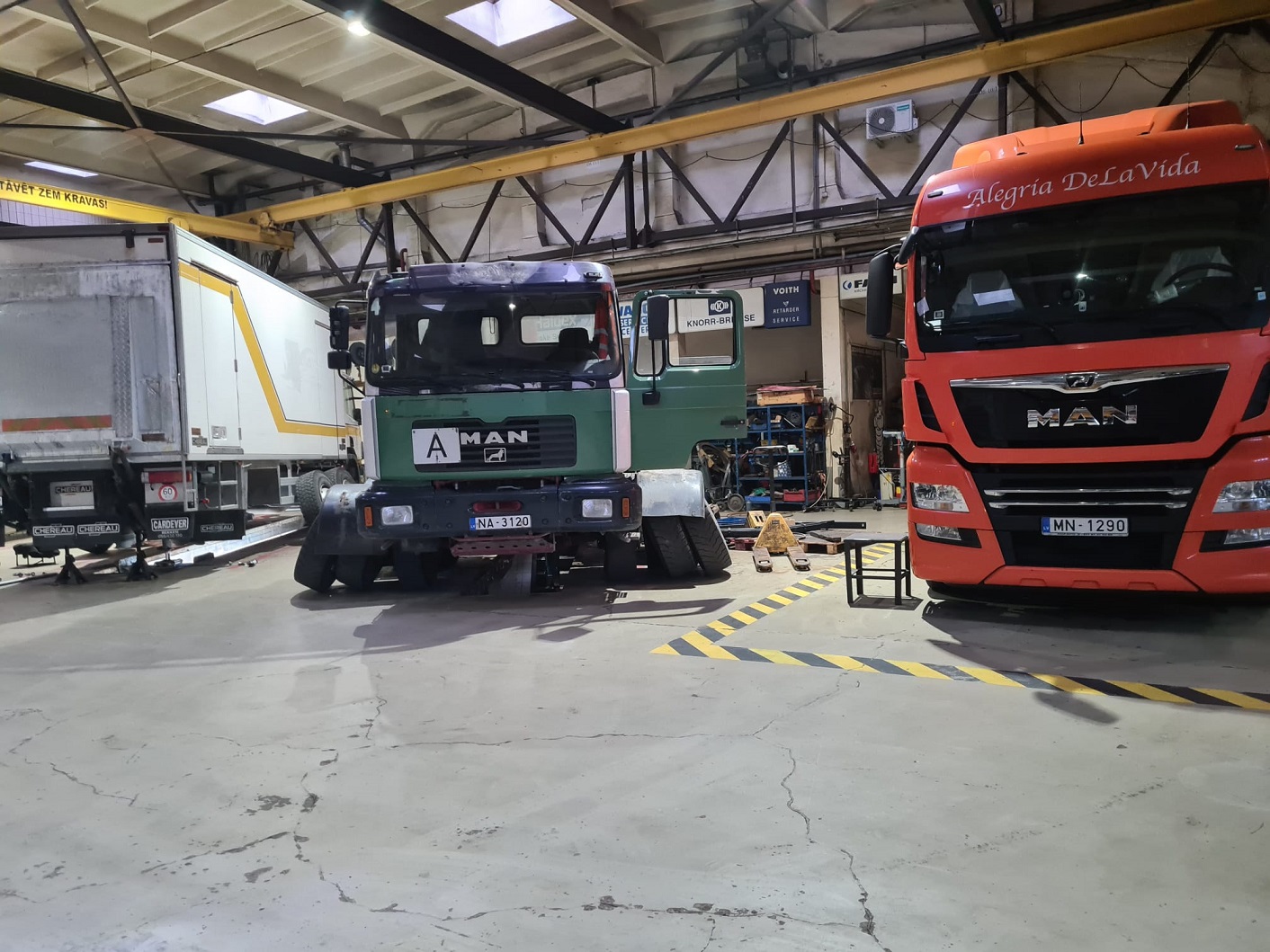 Kravas auto sagatavošana tehniskajai apskatei