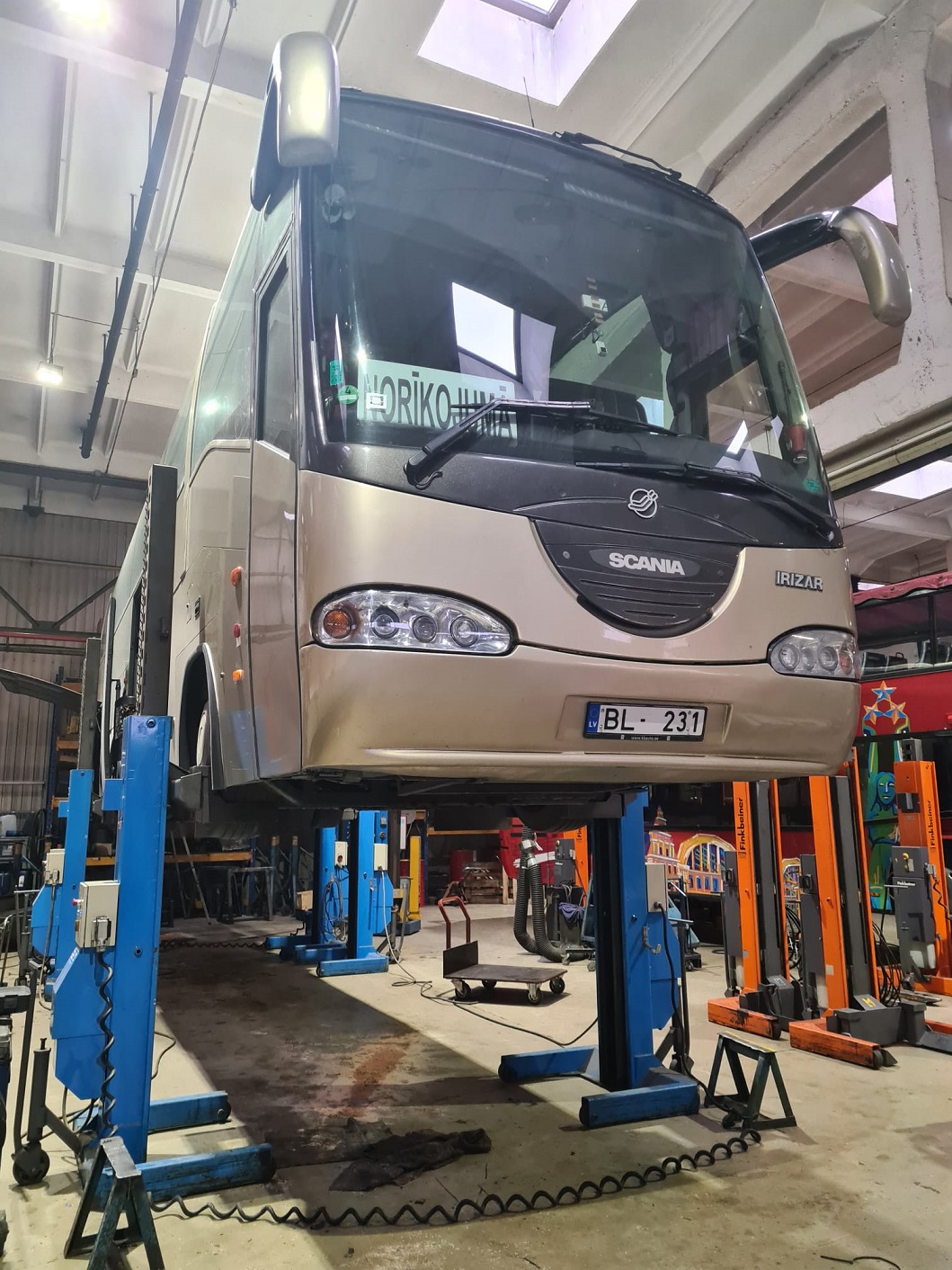 Ritošās daļas un transmisijas apkope