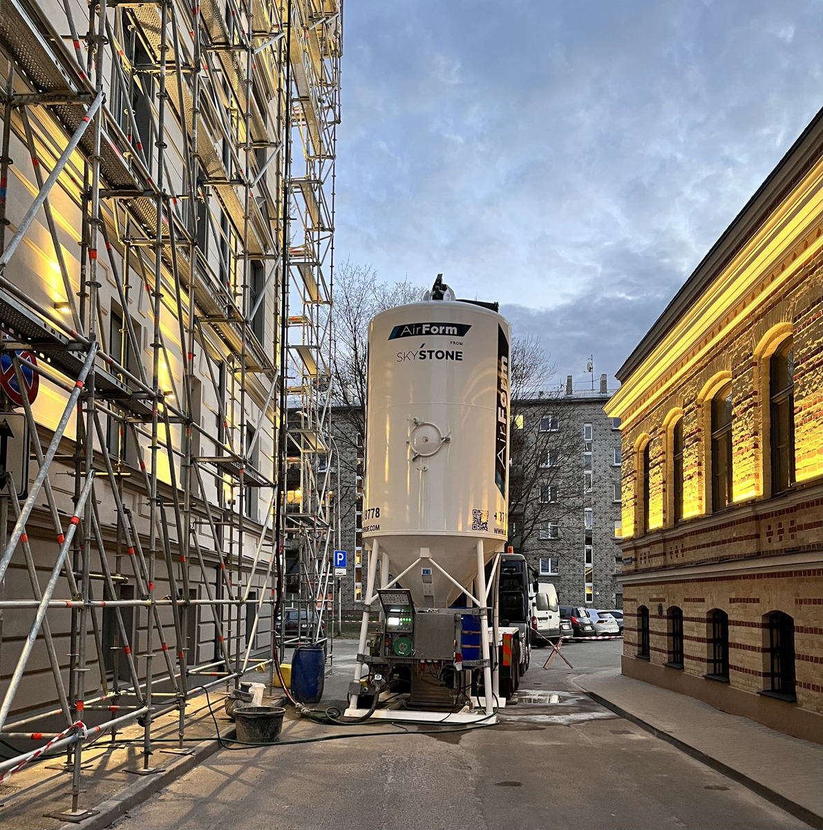 Šūnbetons ēku sienām