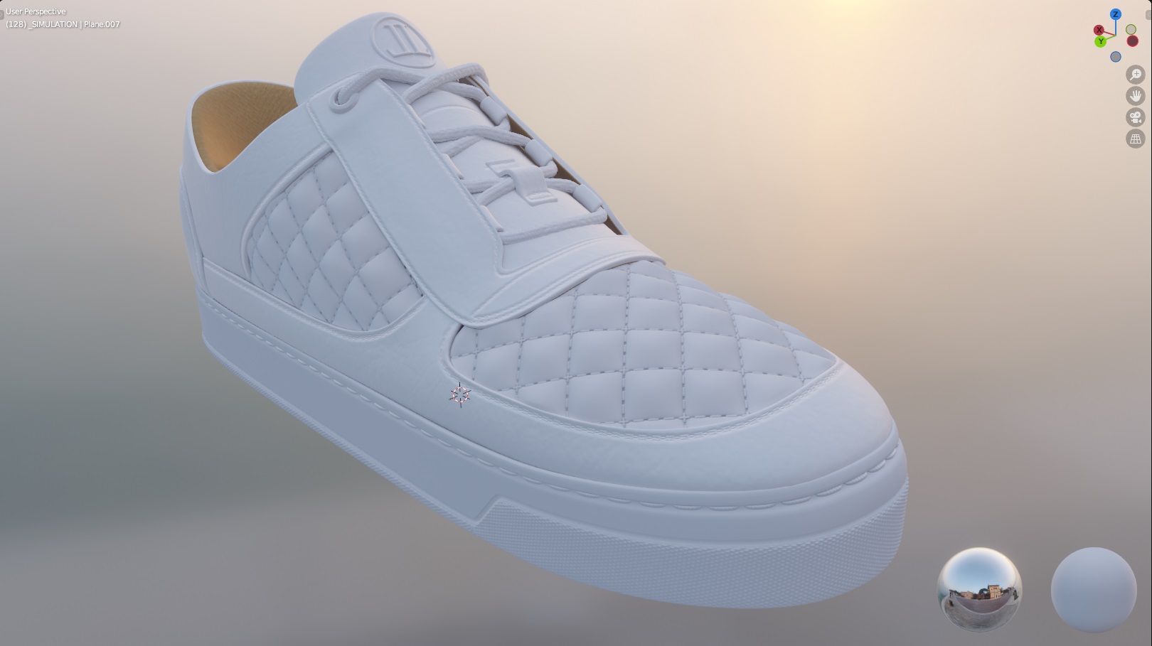 3D kurpes modelis
