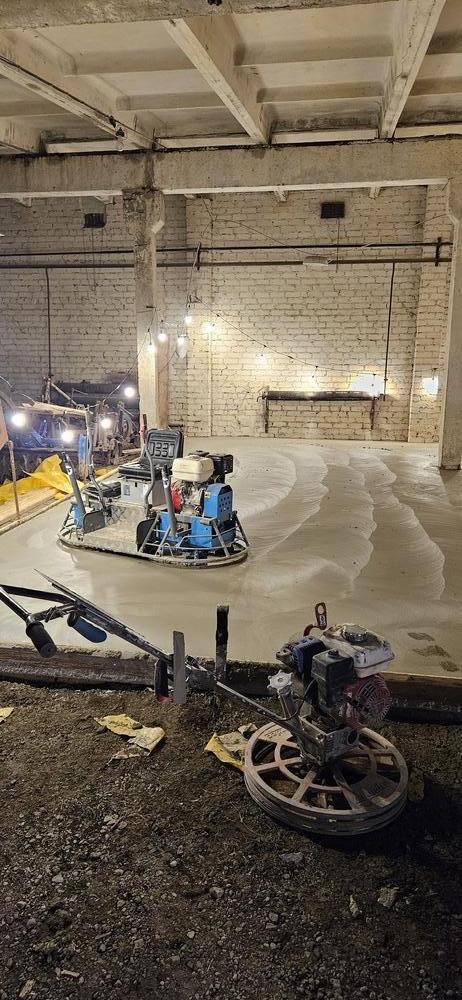 Betona grīdu liešana