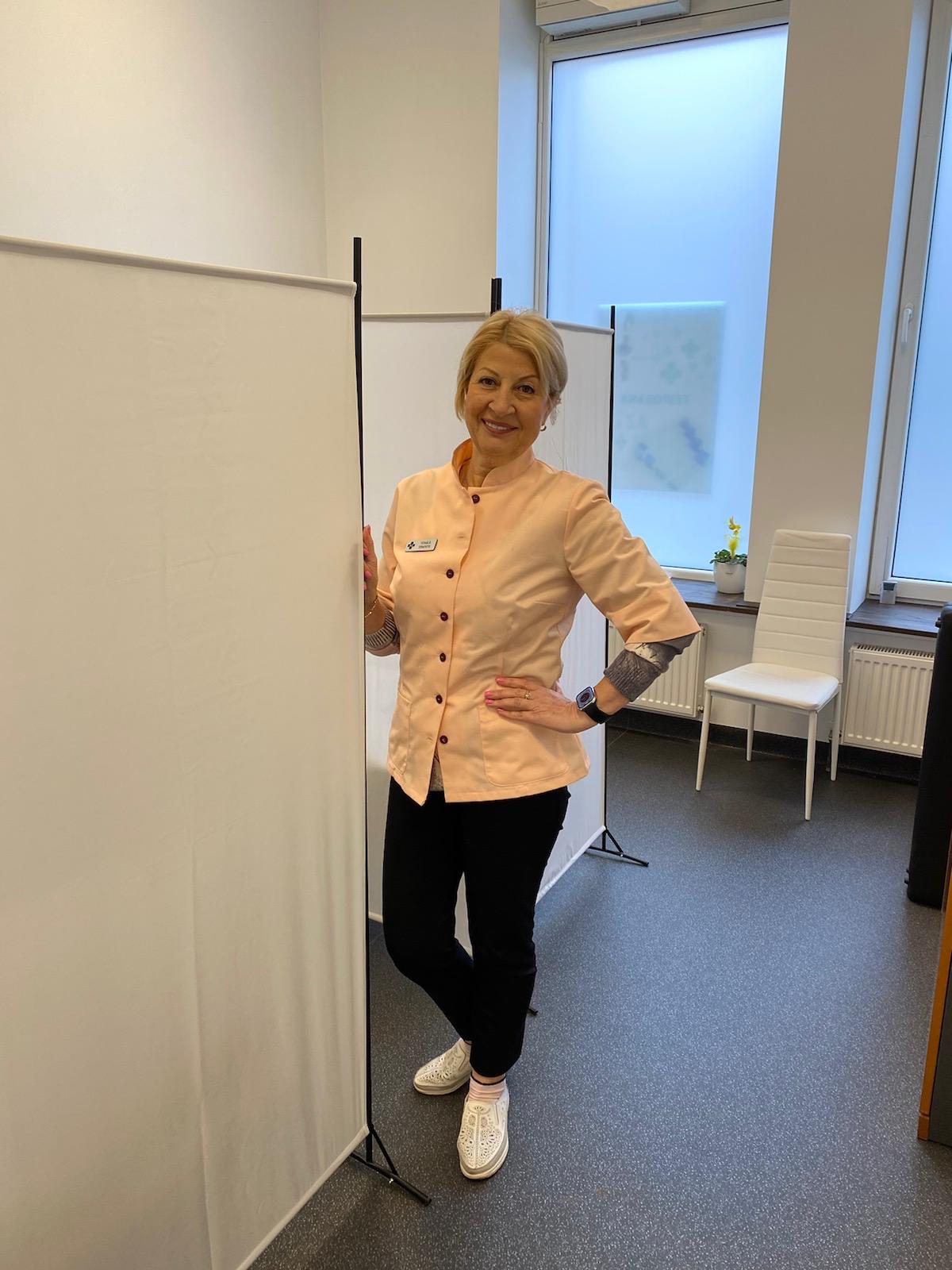 Sertificēta fizikālās medicīnas metodes speciāliste Jeļena Tarasova
