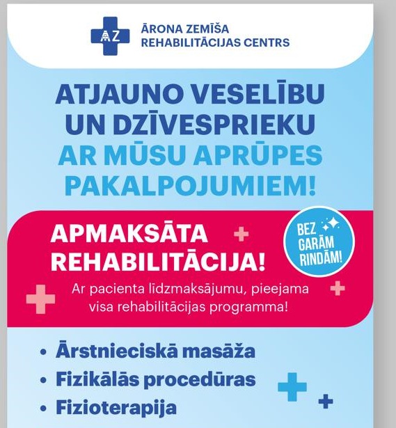 Apmaksātas programmas ar ierobežotām kvotām – piesakies laicīgi, jo vietu skaits ir ierobežots!