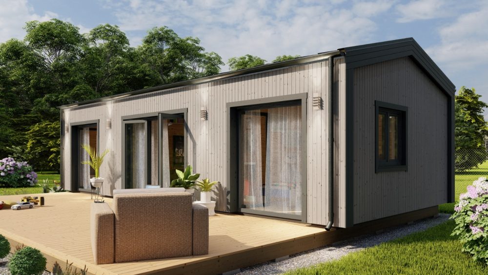 Frēzbaļķu siltināta dzīvojamā māja