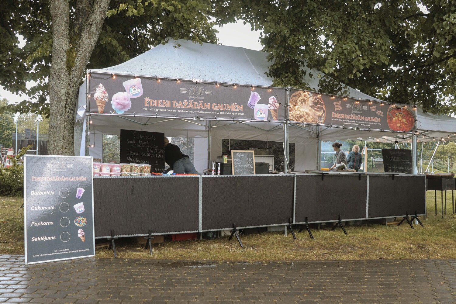 izbraukumu ēdināšana pilsētu svētkos