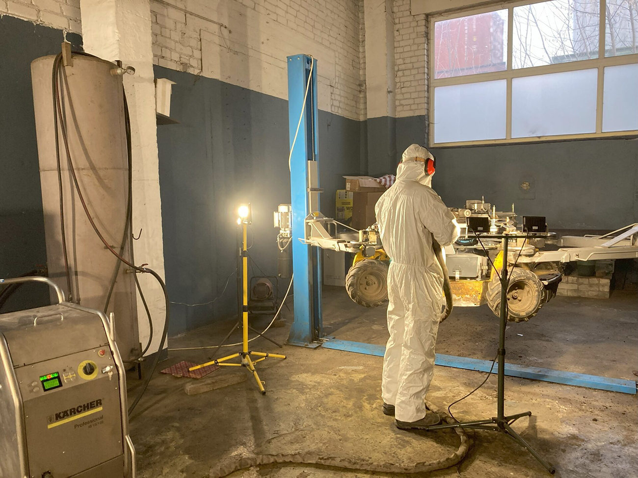 ražotnes agregātu tīrīšana