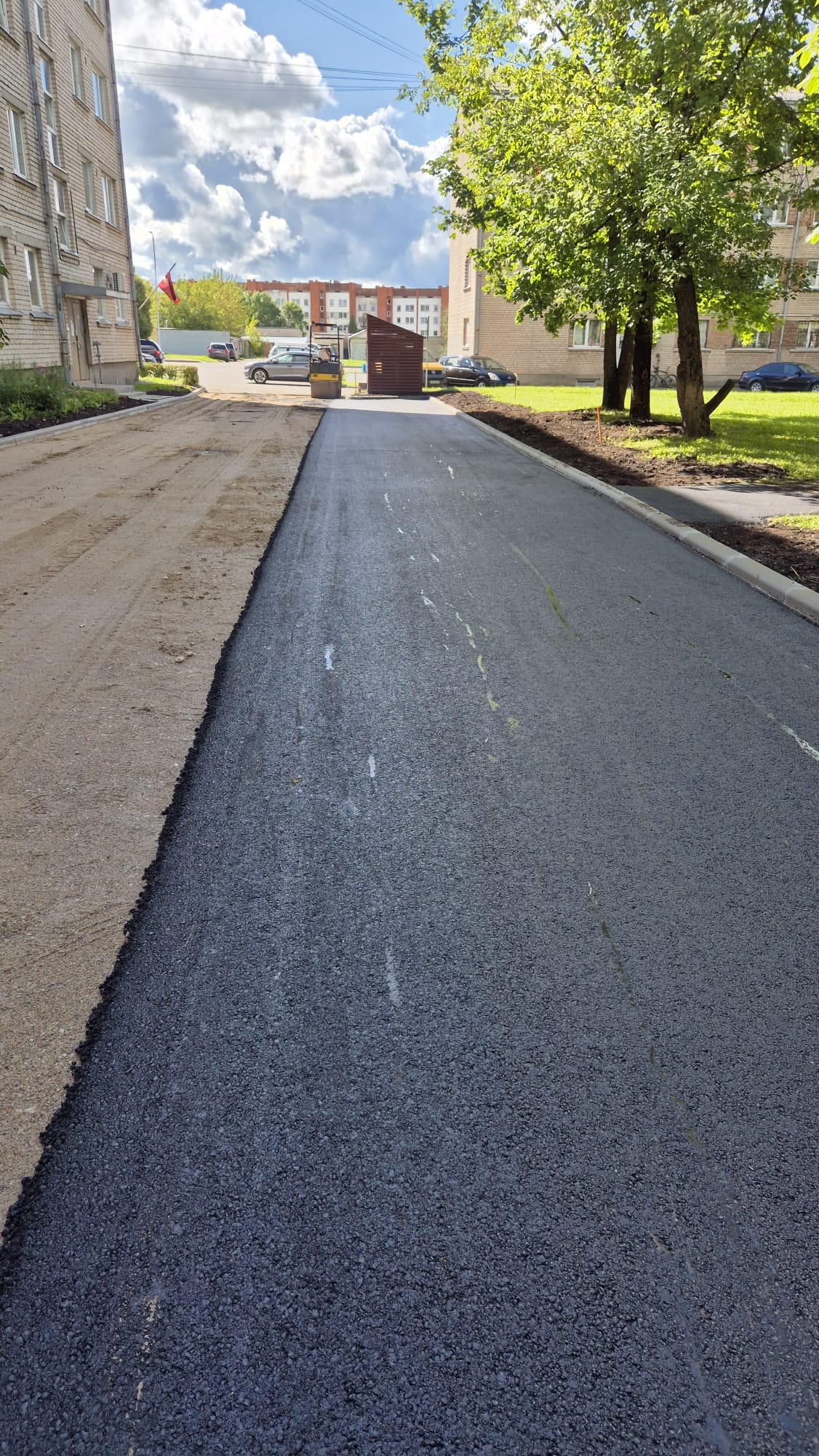 ēdējā posma bruģēšana