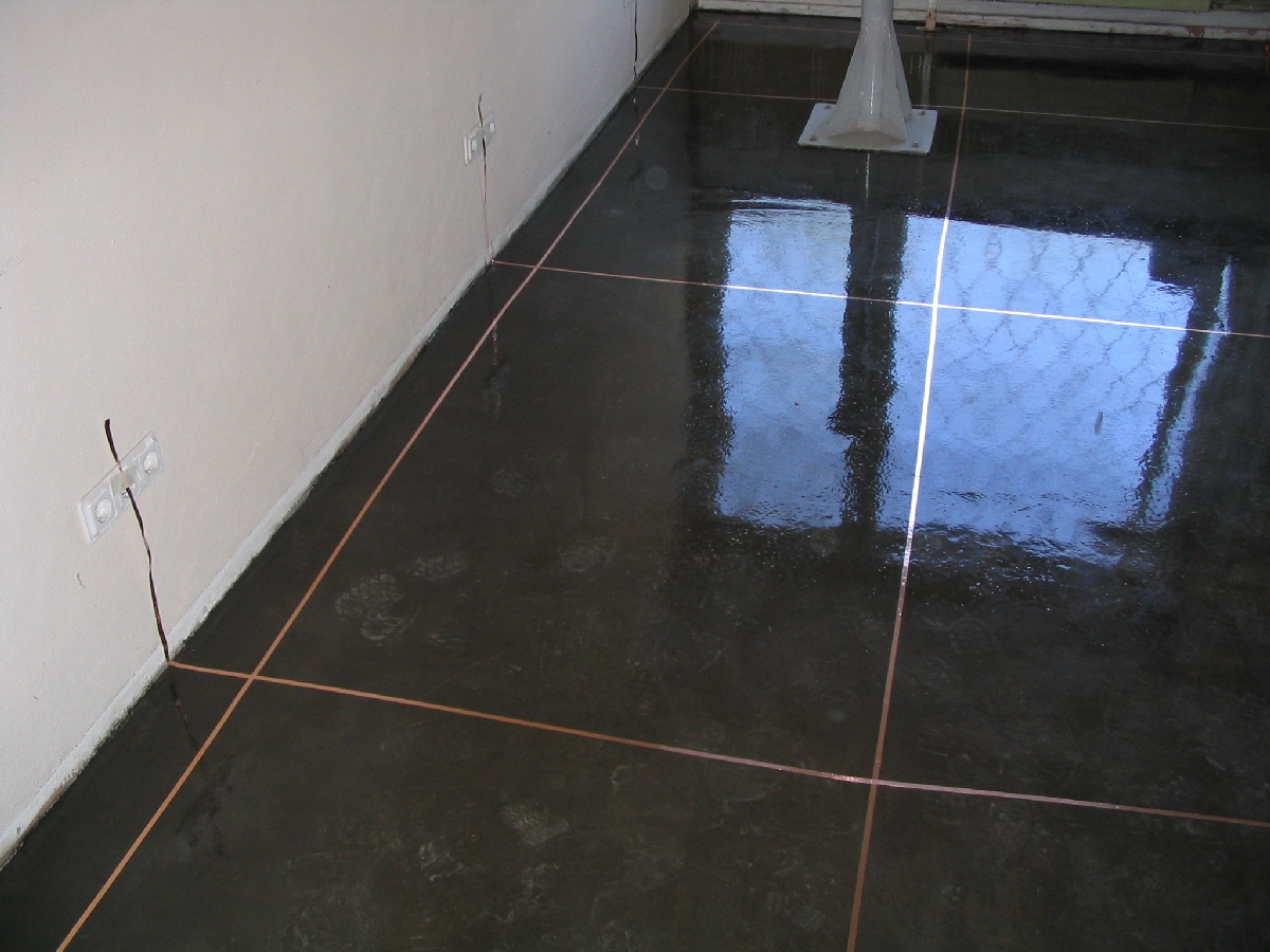 antistatisks epoksīda klājums