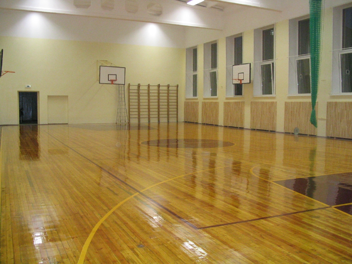 sporta zāles grīdas atjaunošana