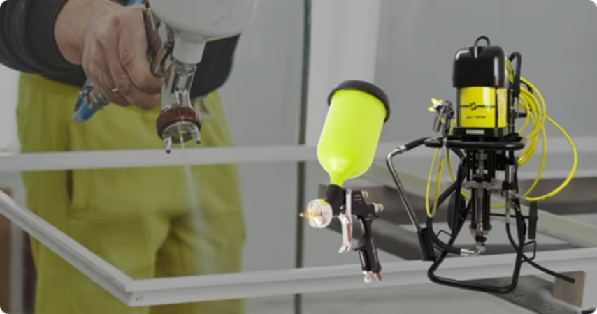 Izsmidzināšanas iekārtas efektīvai ražošanai