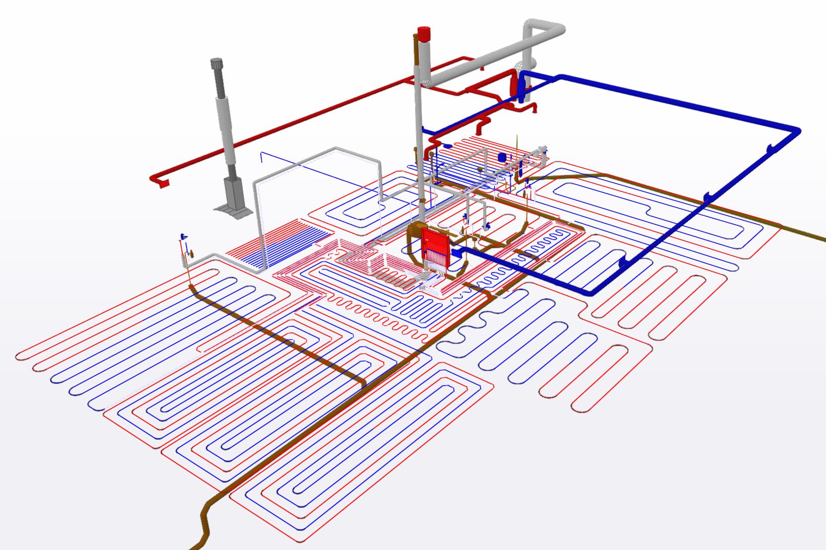 3D inženiertīklu projektēšana