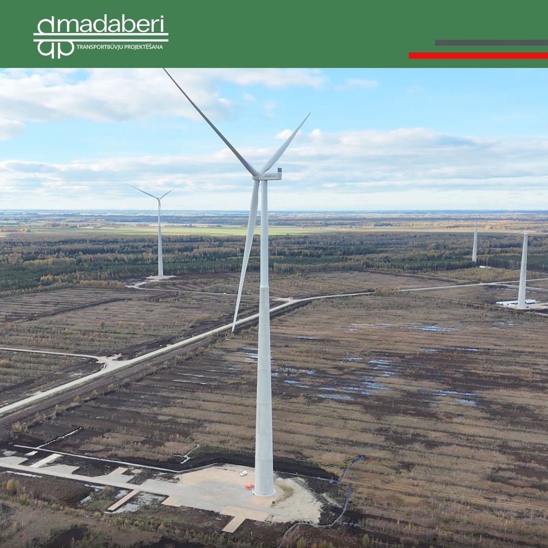 Madaberi piedalās vides draudzīgo risinājumu ieviešanā – tiek uzstādītas vēja turbīnas enerģijas ražošanai.