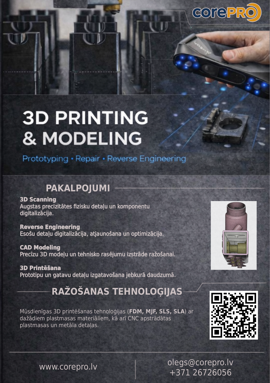 3D printēšana un modelēšana