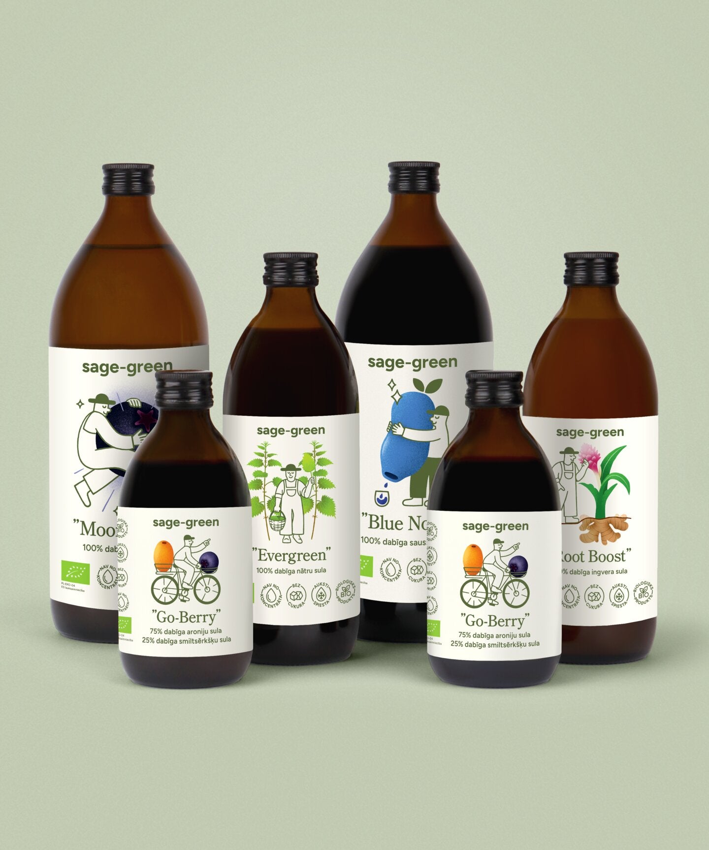 sage-green, SIA produkcija