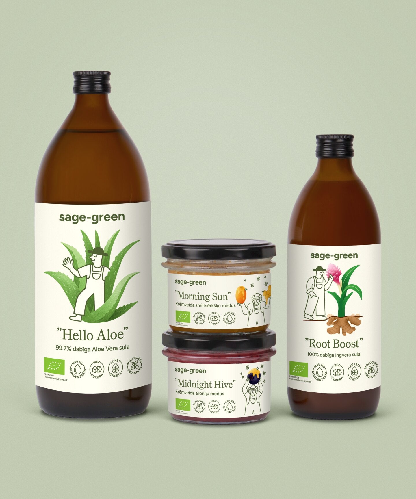 sage-green, SIA produkcija