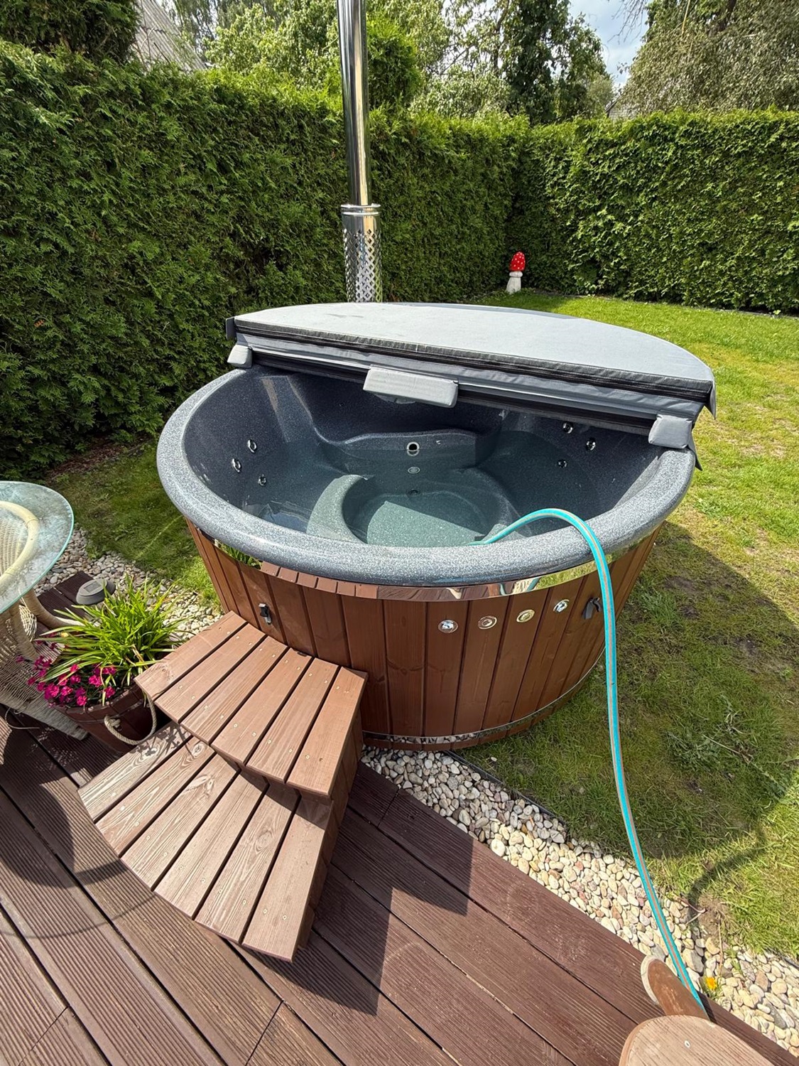 Kubls ar integrēto krāsni un granīta pārklājumu ražots Latvijā