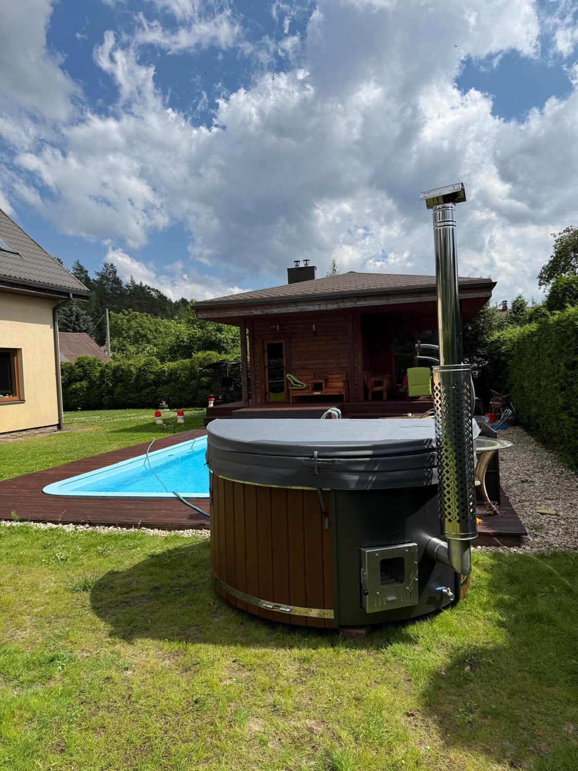 Kubls ar integrēto krāsni un granīta pārklājumu ražots Latvijā