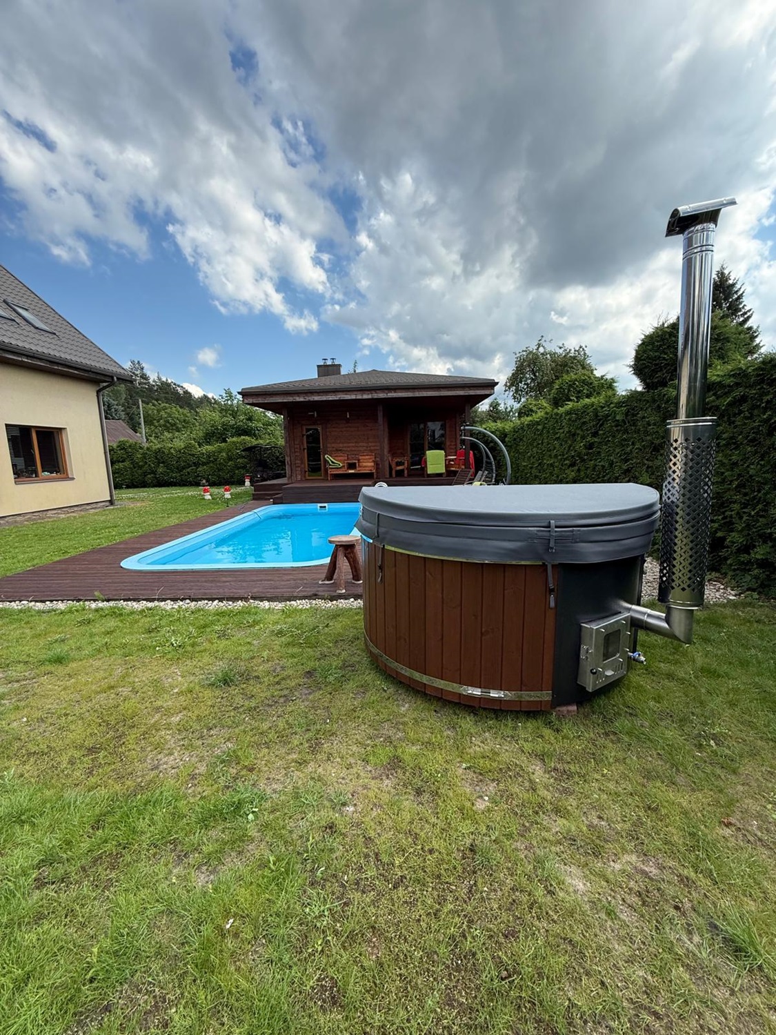 Kubls ar integrēto krāsni un granīta pārklājumu ražots Latvijā